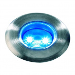 Astrum samostatné svietidlo, nerez, d=30mm LED 0,3W modrá IP68