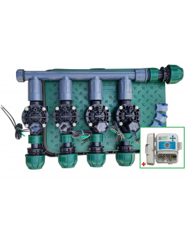 Zavlažovacia sústava uzla vodného zdroja bez filtrácie s X2-CORE riadiacou jednotkou