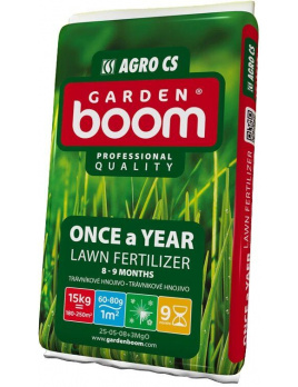 Trávnikové hnojivo Garden Boom - Once a Year