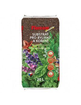 FLORCOM Substrát pre bylinky a koreniny 20L