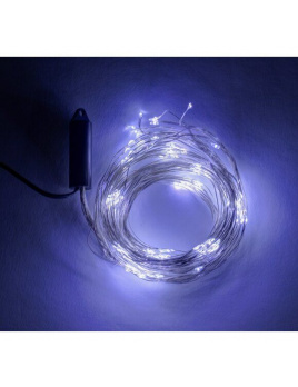 LED Svetelná reťaz - 12 x 1,5m, studená biela