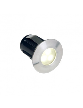 Alpha samostatné svietidlo, nerez 316, d=30mm LED 0,5W biela IP68