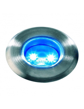 Astrum samostatné svietidlo, nerez, d=30mm LED 0,3W modrá IP68