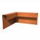 Vrchné lemovanie - vonkajší roh 30x5,4x15