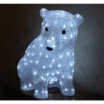 LED Sediaci polárny medvedík
