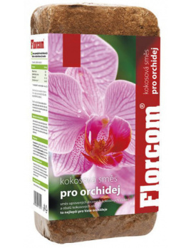 FLORCOM Substrát kokosový pre orchidei 350g (4litre)